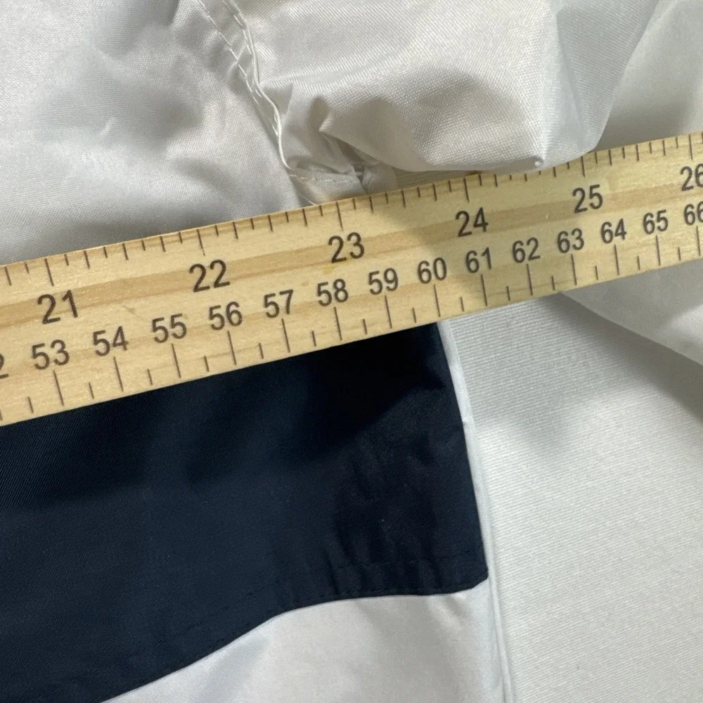 VTG‎ Dimco Mackinac Island Michigan Hoodie Windbreaker Full Zip Mens M White
